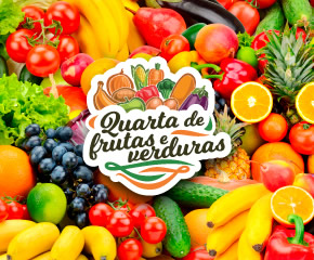 Quarta de frutas e verduras